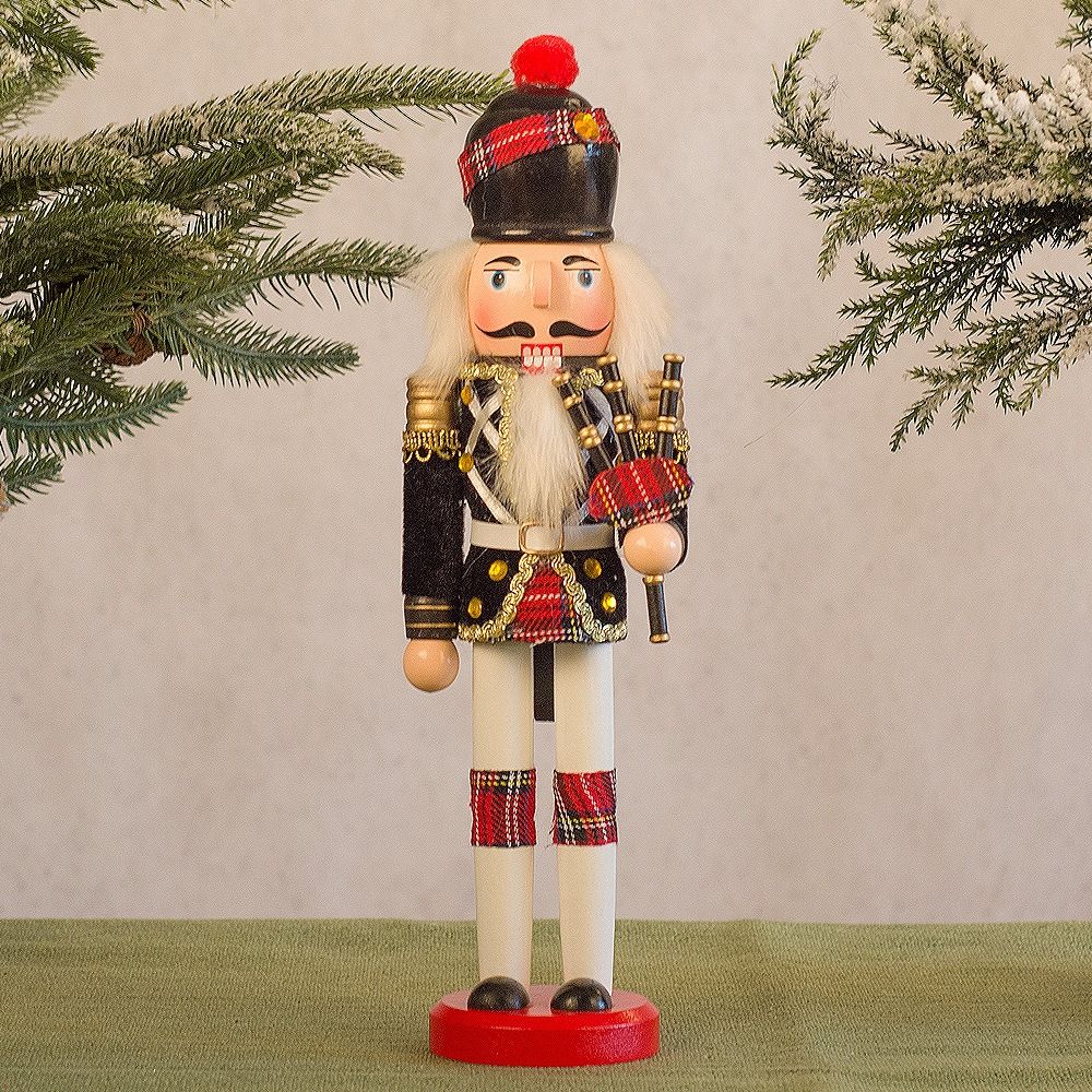 Nutcracker Figurine - Фестивальный подарок, винтажный рождественский Щелкунчик, нарисованный