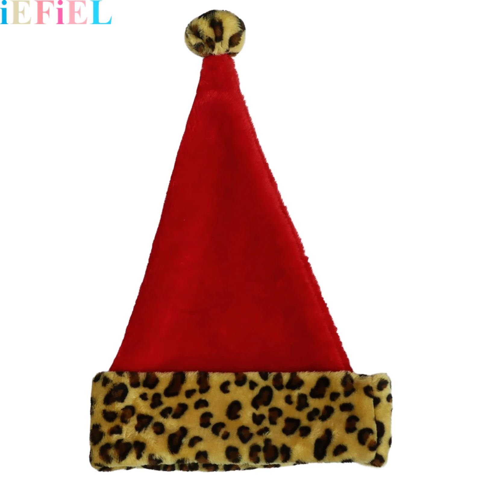 Santa Hat Plush - Рождественская шапка Санта-Клауса для взрослых, мягкая