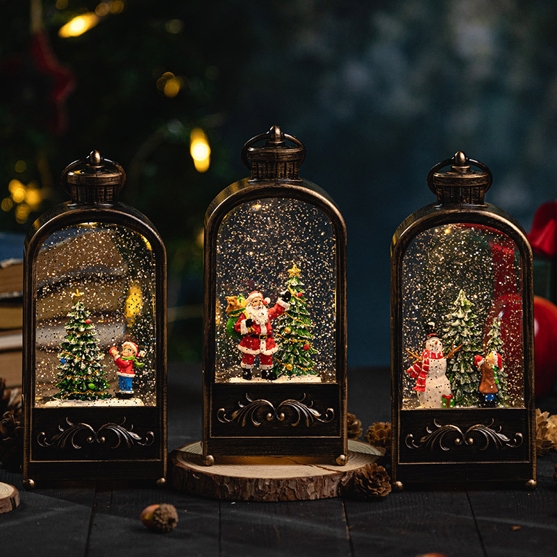 Snow Globe Musical - Освещенный Рождественский снежный шар фонарь рождественские