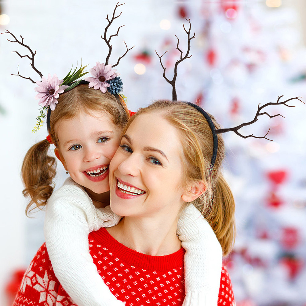 Reindeer Antlers Headband - Набор из 16 рождественских повязок на