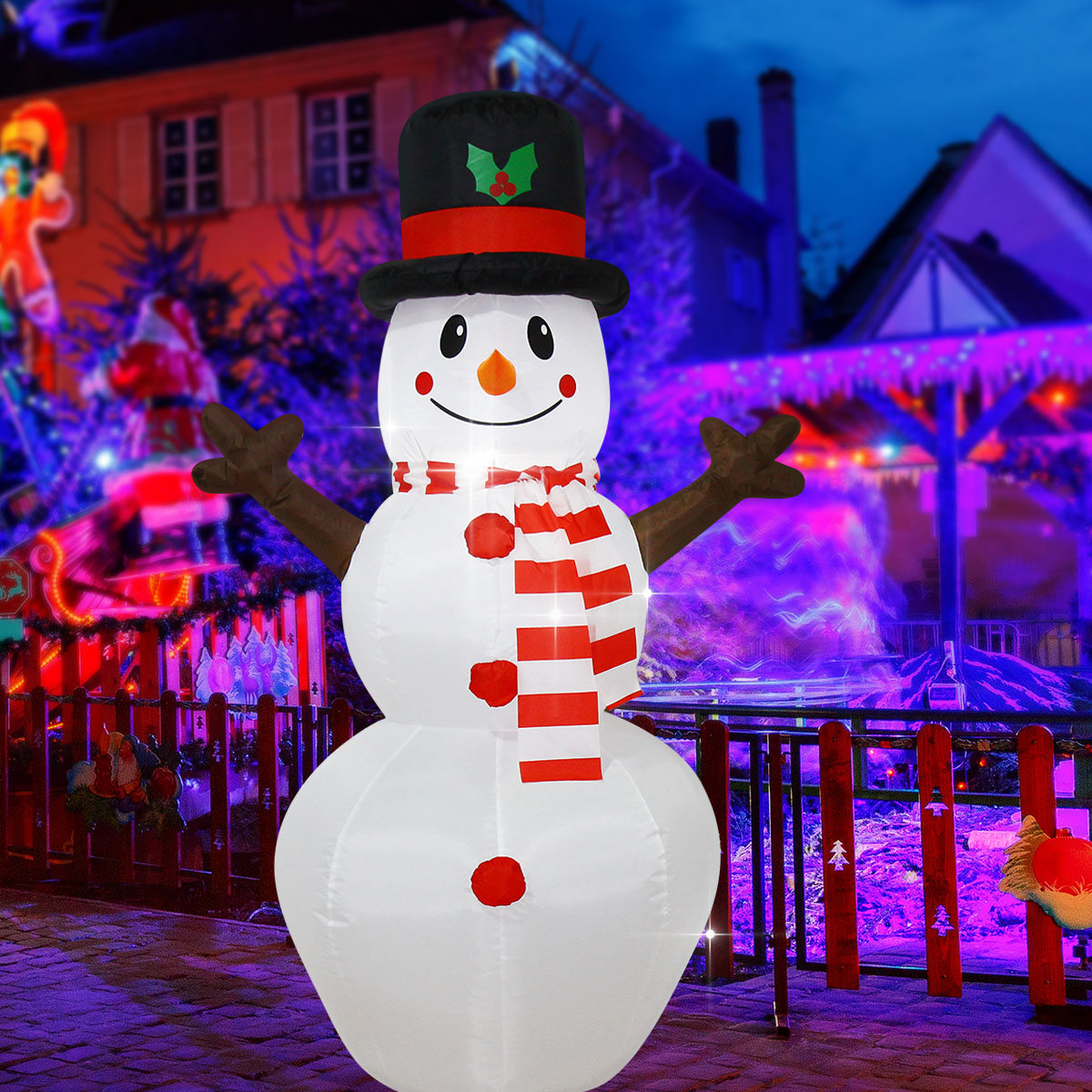 Christmas Lights Outdoor - Рождественские надувные уличные украшения со светодиодными