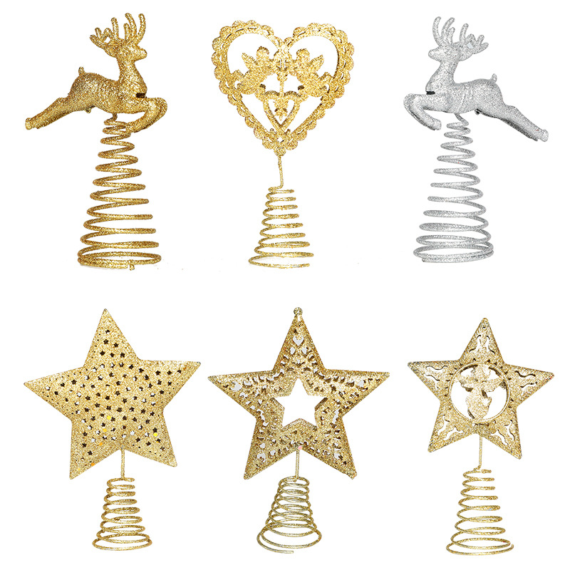 Star Tree Topper - Рождественская елка, украшение со звездой, серебристое