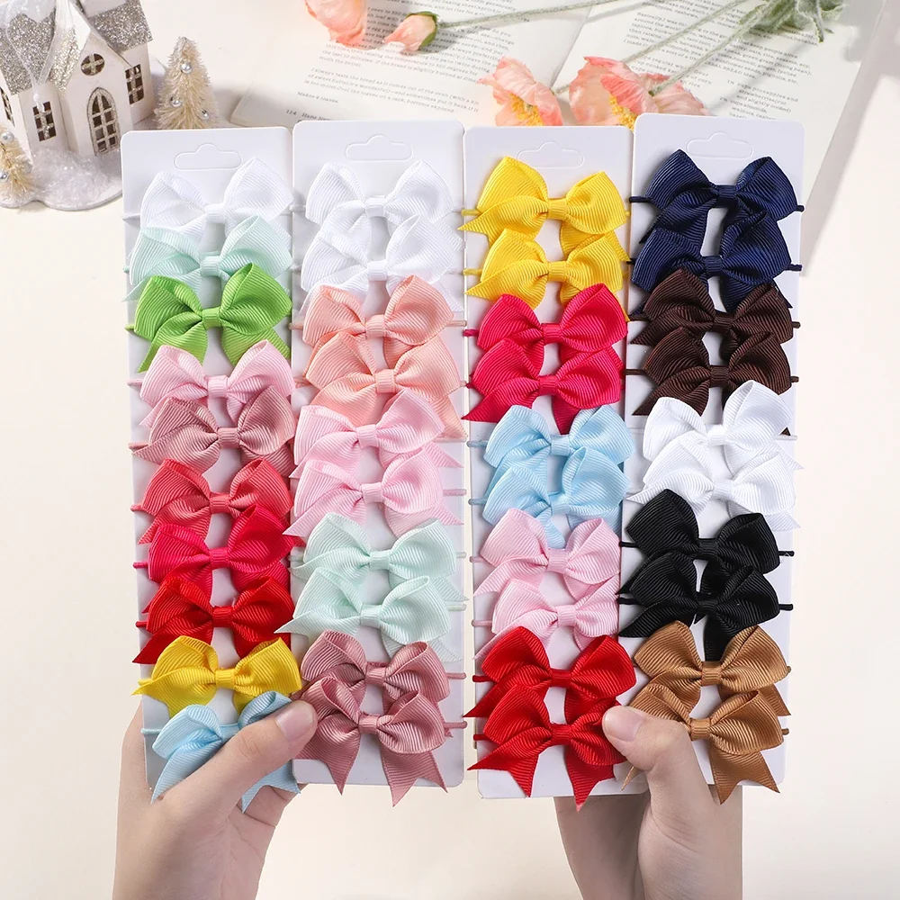 Ribbon Bow Gift - 10 шт., эластичная резинка для волос