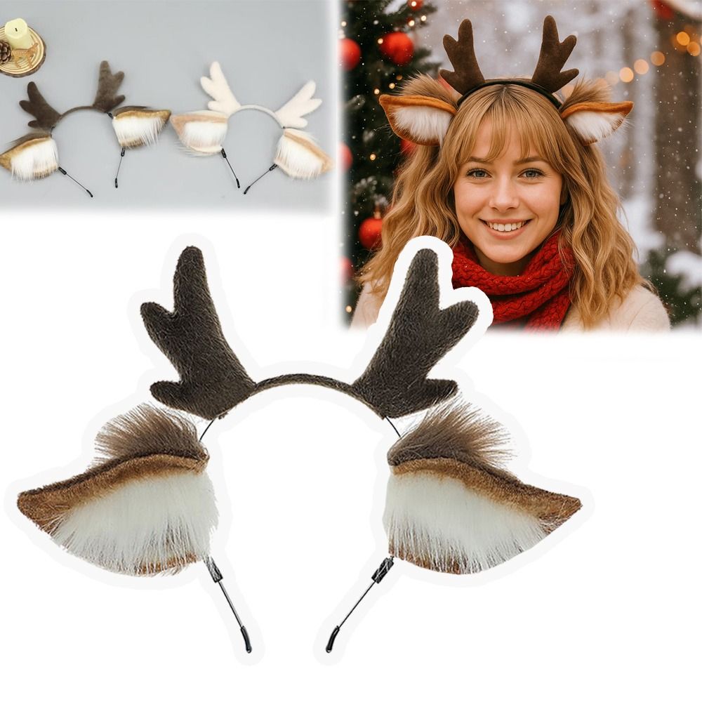 Reindeer Antlers Headband - Оленьи уши, повязка на голову с