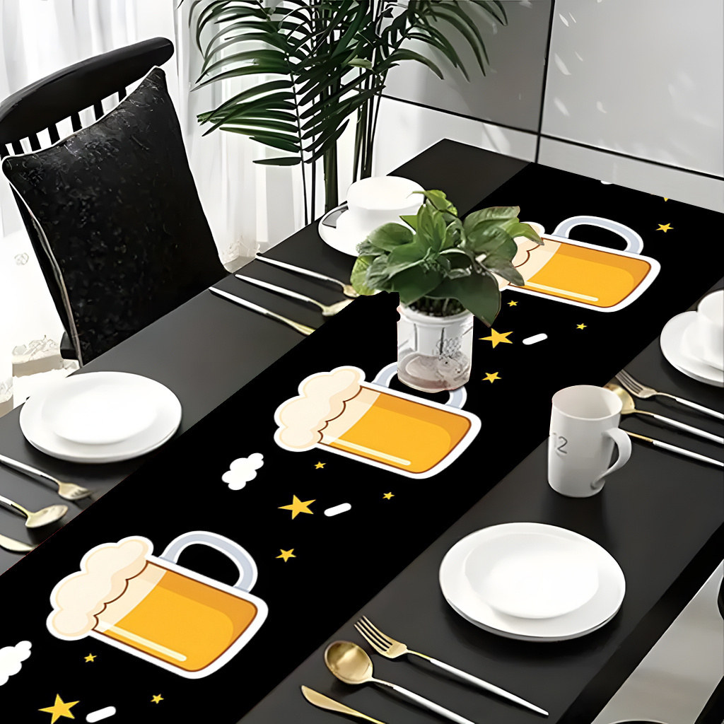 Christmas Table Runner - 1 шт. 2D плоская скатерть-дорожка с