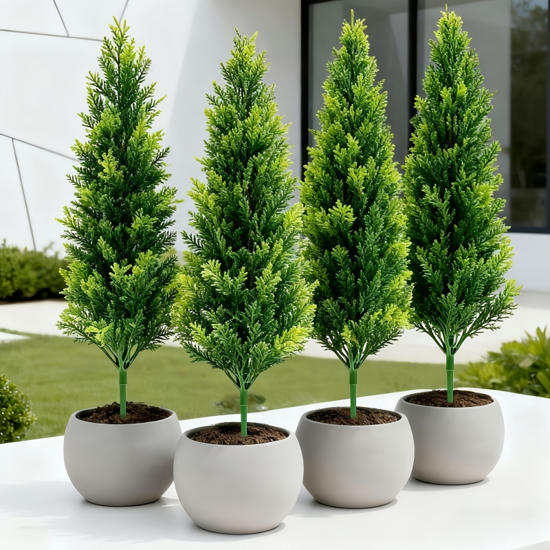 Christmas Tree Artificial - Искусственная пластиковая сосна на колышке для