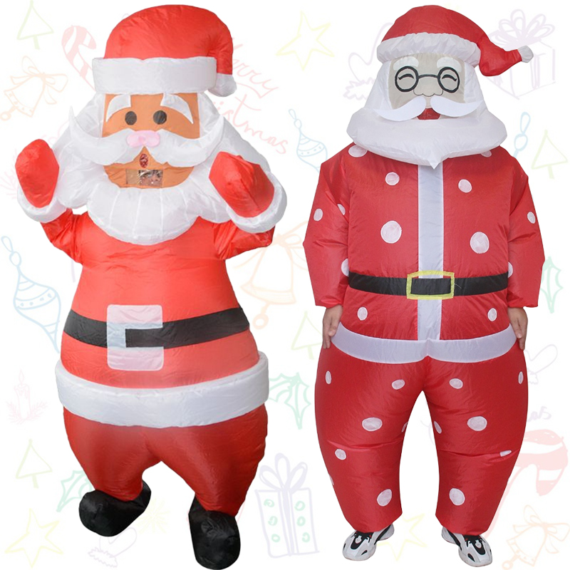 Elf Costume Christmas - Классический надувной костюм Санта-Клауса для взрослых,