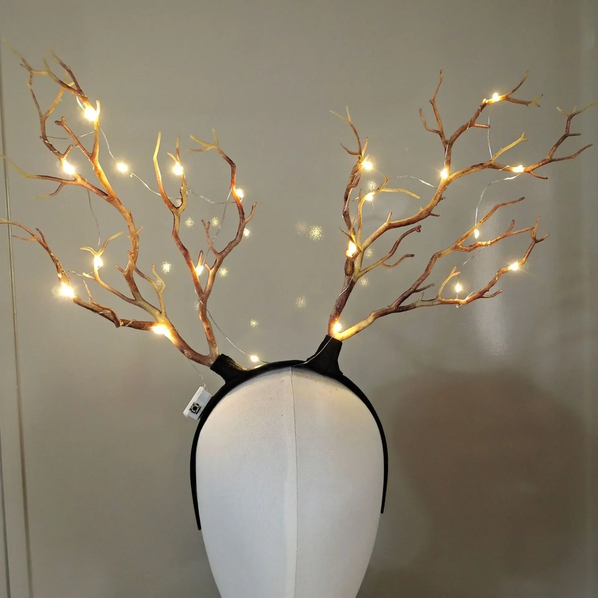 Reindeer Antlers Headband - Женская светящаяся повязка на голову с