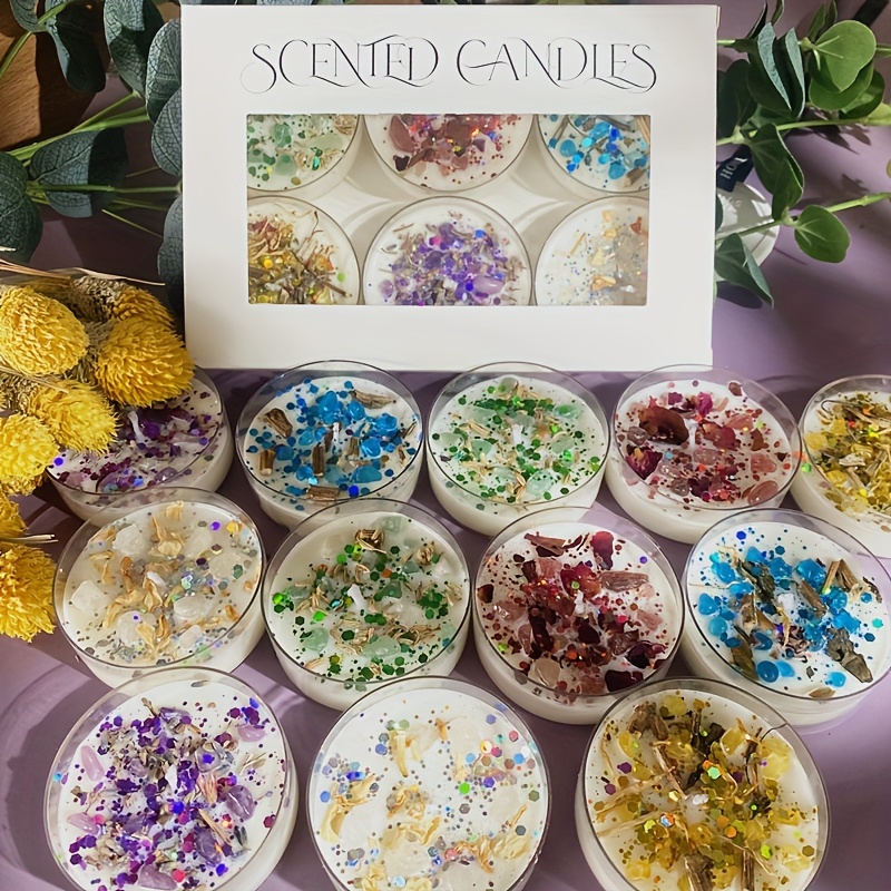 Holiday Candle Set - Набор из 6 ароматических свечей, ароматный