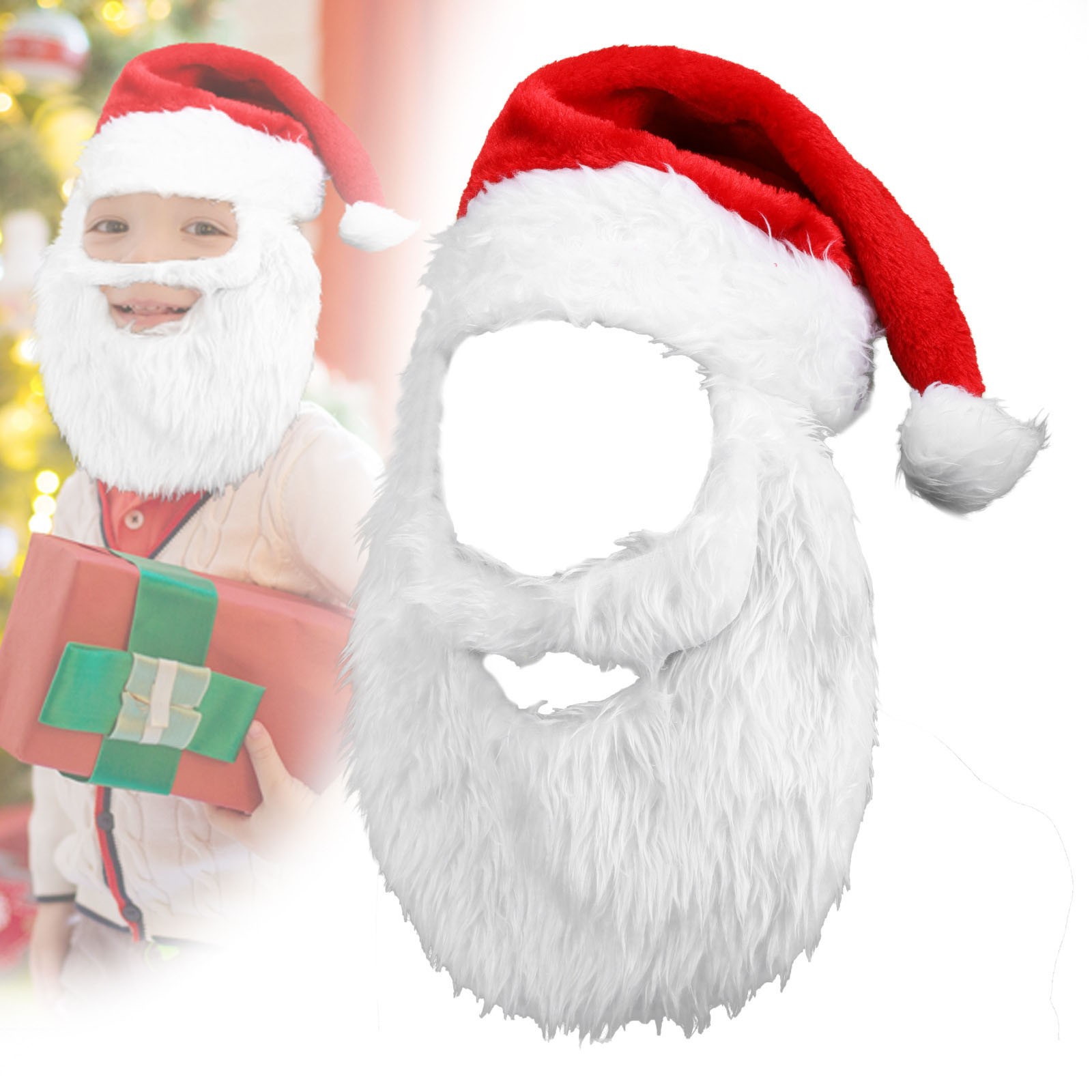 Santa Hat Plush - Новая мяч для взрослых, плюшевая рождественская