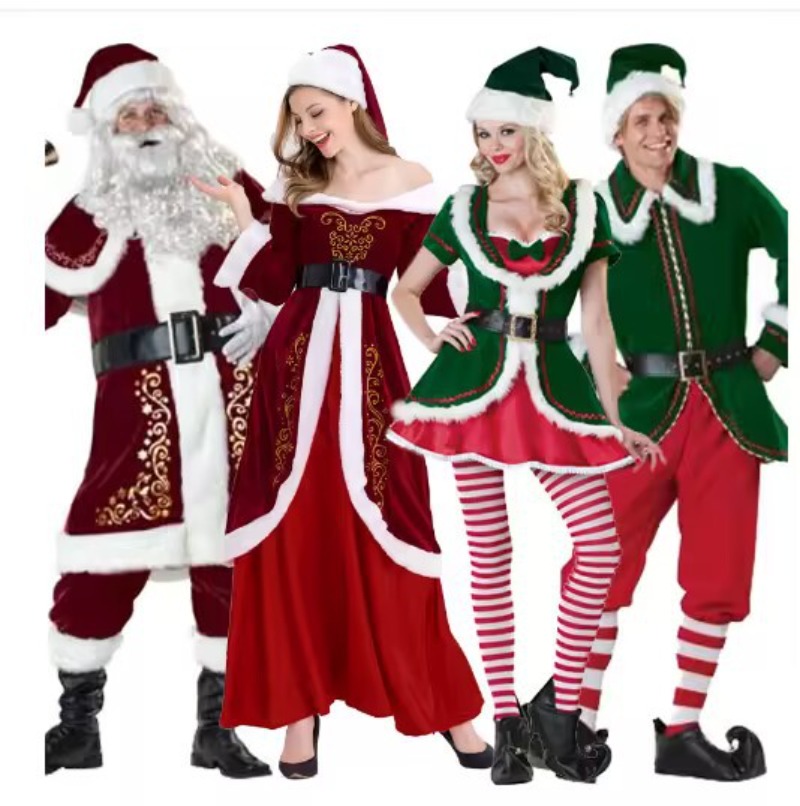Elf Costume Christmas - Костюм Санта-Клауса для женщин и мужчин,
