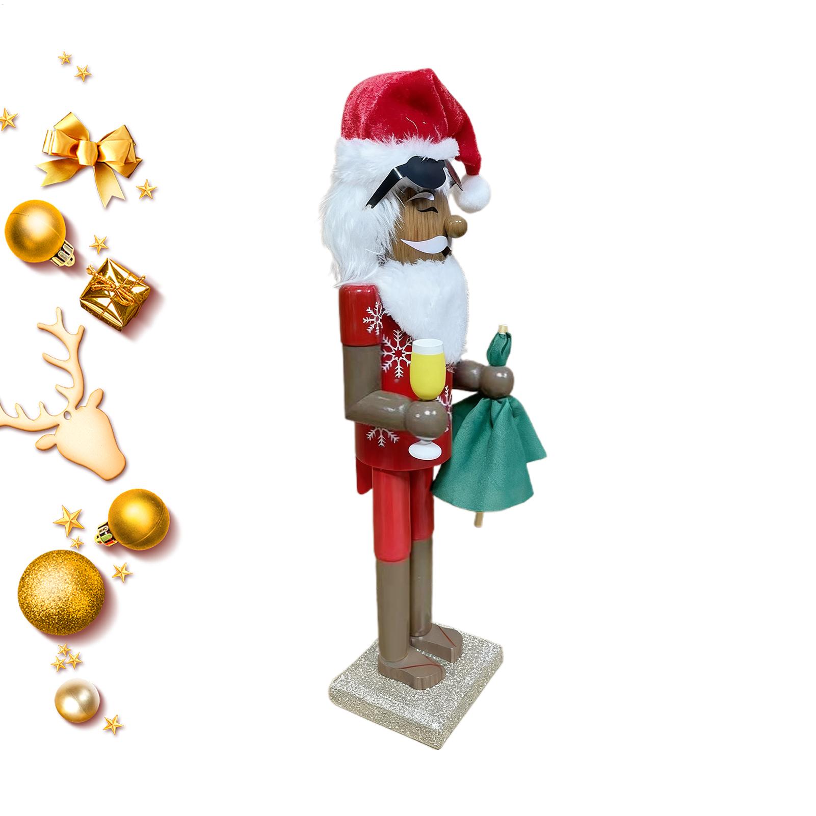 Nutcracker Figurine - Щелкунчик Декор Рождественский Африканский Санта Традиционный