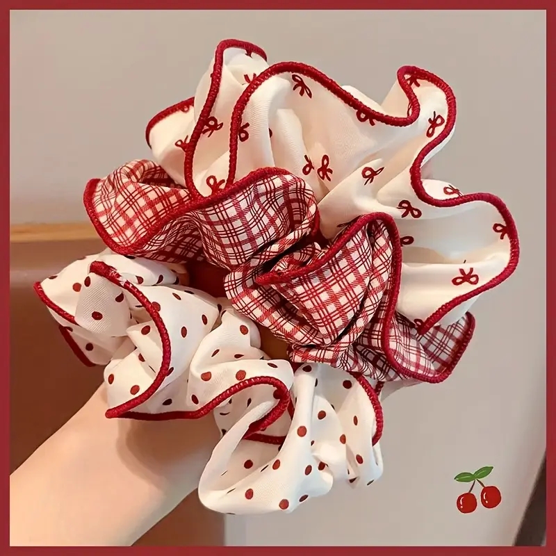 Christmas Throw Blanket - Набор из 3 резинок для волос