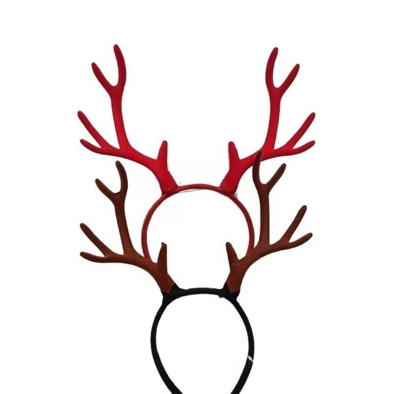 Reindeer Antlers Headband - 10 пар флокированных повязок на голову