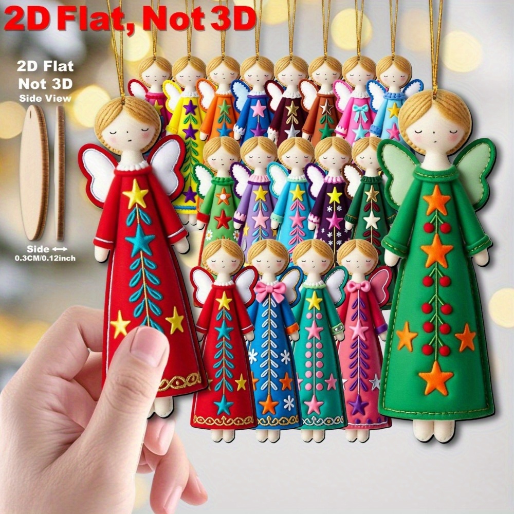 Star Tree Topper - 16 шт. красочные украшения ангела -