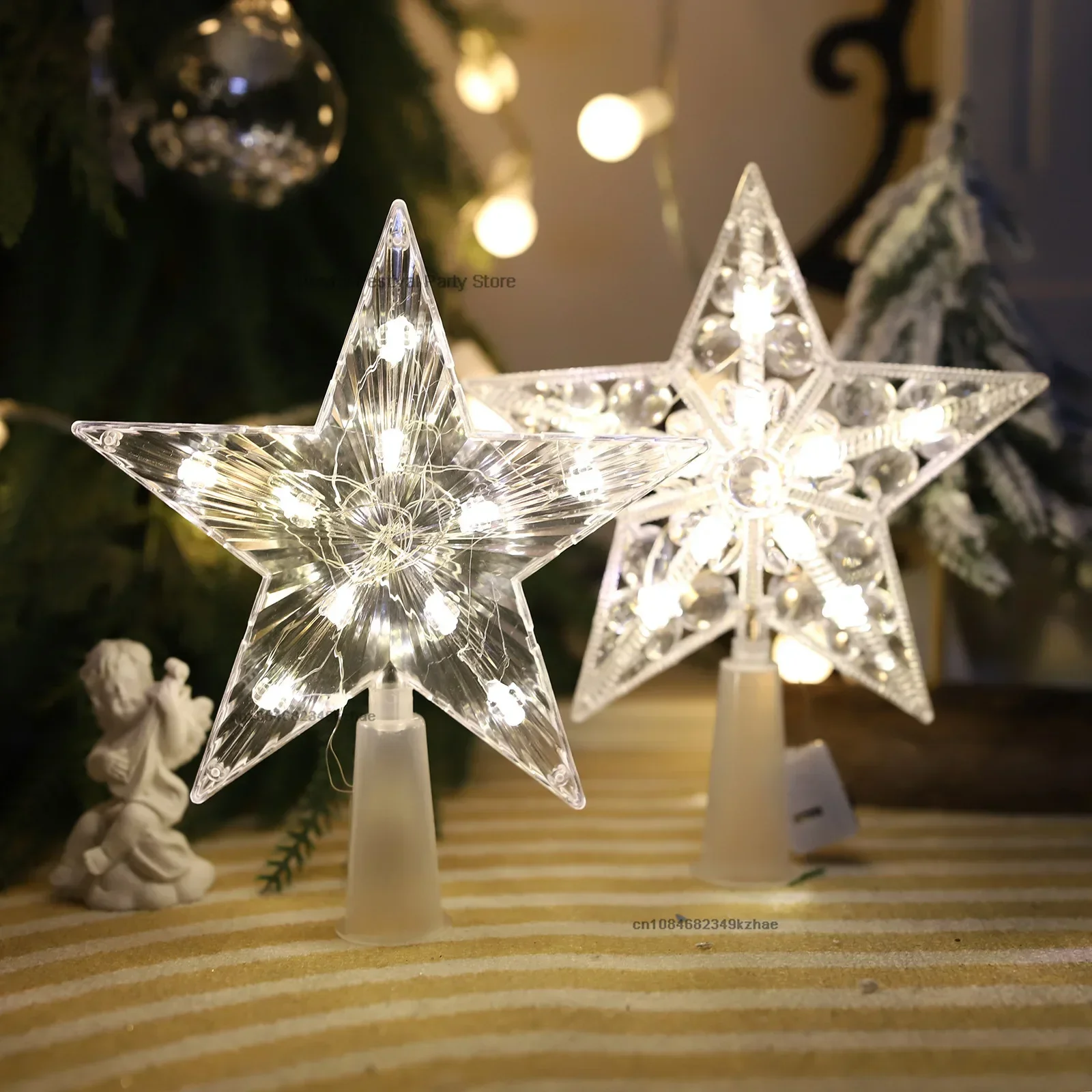 15 см светодиодные украшения д – обзор и цена Star Tree Topper