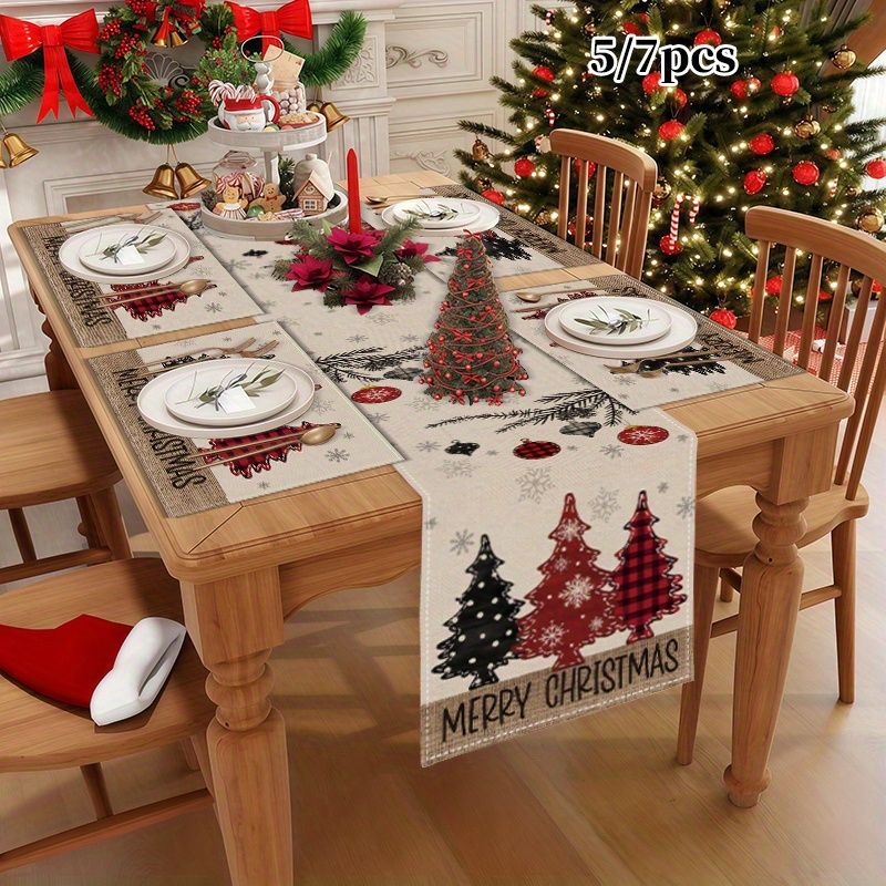 Набор американских рождественс – обзор и цена Christmas Table Runner