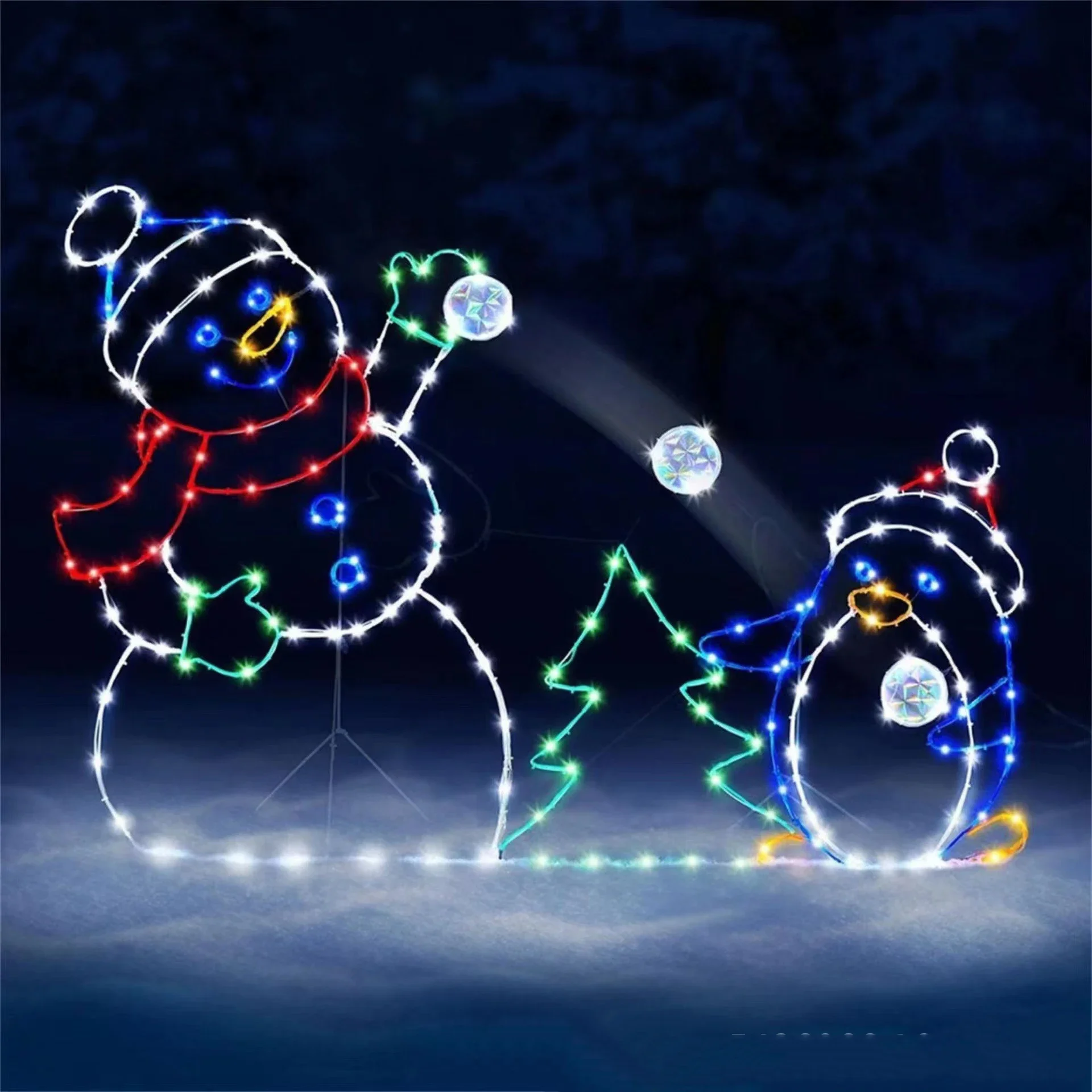 Анимированный снежный светильн – обзор и цена Christmas Lights Outdoor