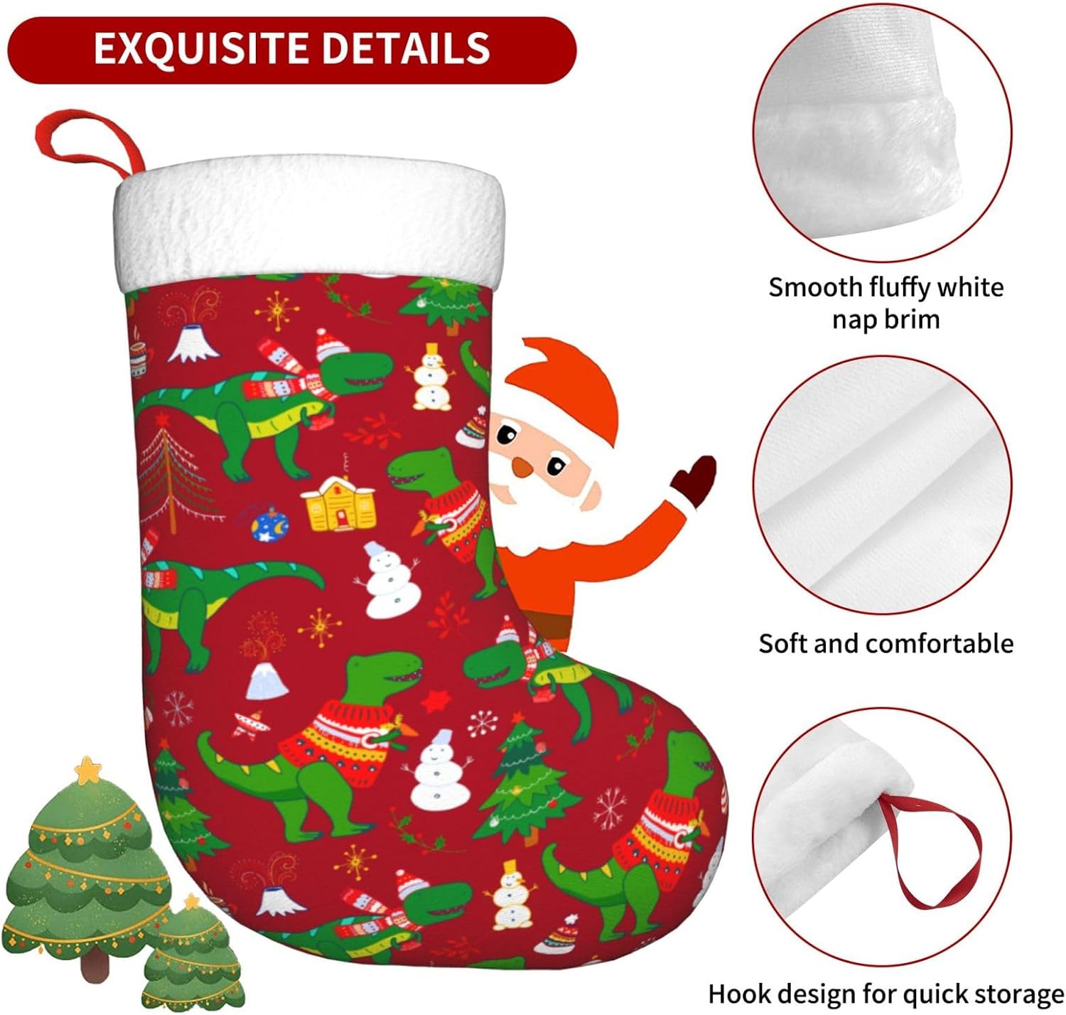 Милые рождественские рождестве – обзор и цена Christmas Stocking Hanging