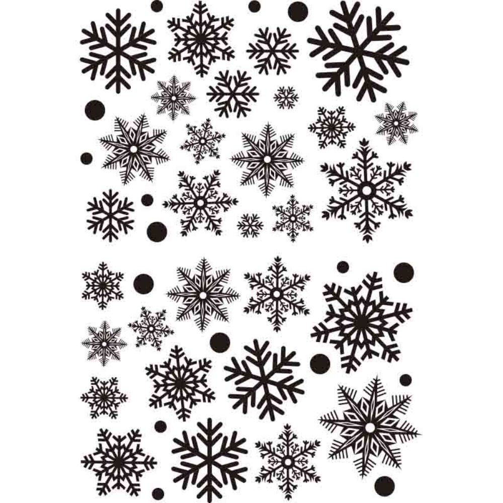 30 шт., Рождественская наклейк – обзор и цена Snowflake Window Decal