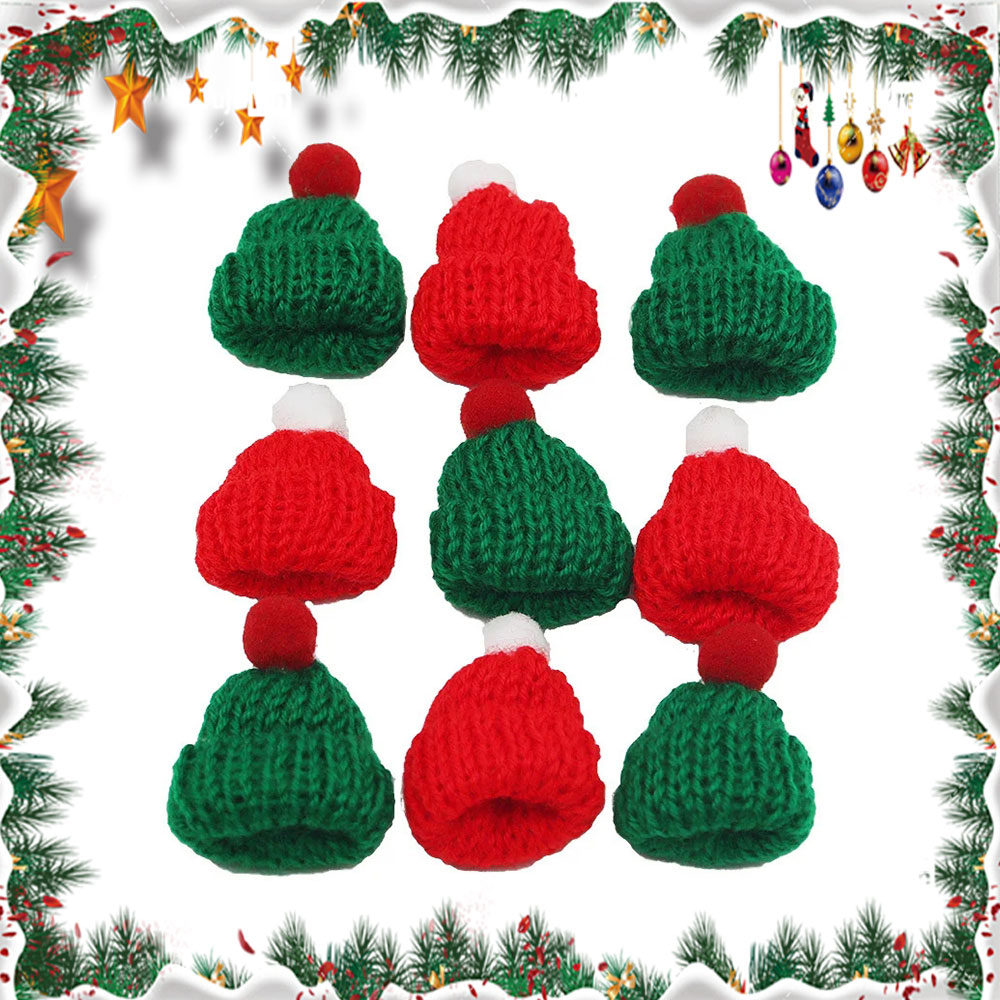 10 шт. 3,5x5 см мини рождестве – обзор и цена Santa Hat Plush