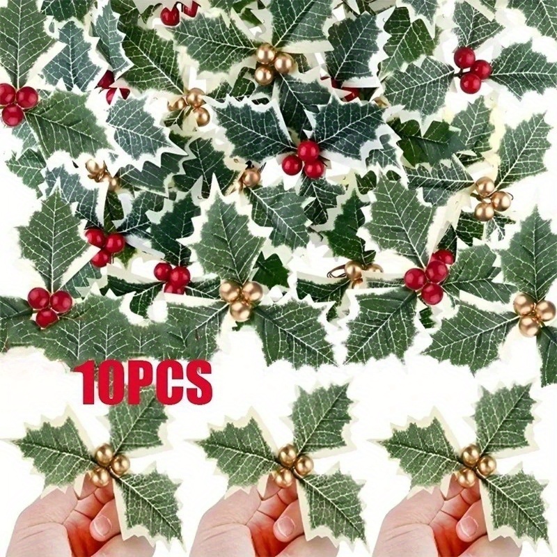 10 шт. искусственных ягод остр – обзор и цена Christmas Wreath Fake