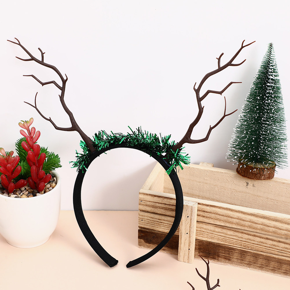 Набор из 16 рождественских пов – обзор и цена Reindeer Antlers Headband