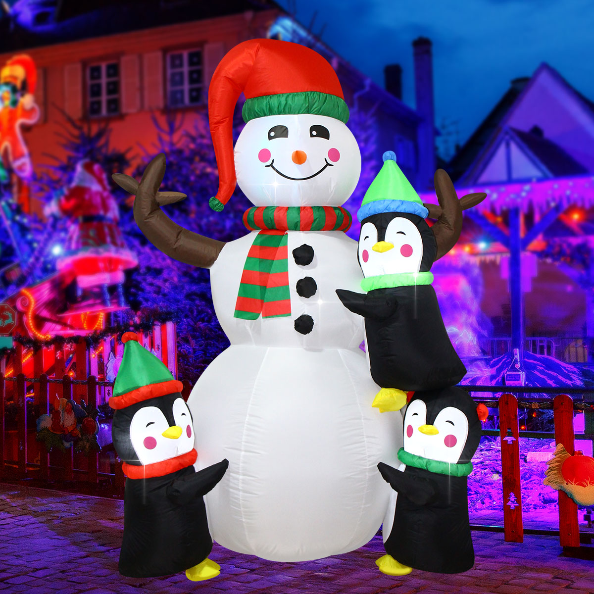 Рождественские надувные уличны – обзор и цена Christmas Lights Outdoor