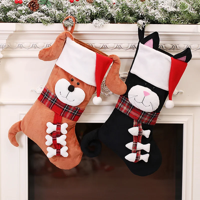 3D-носки для животных на Рожде – обзор и цена Christmas Stocking Hanging