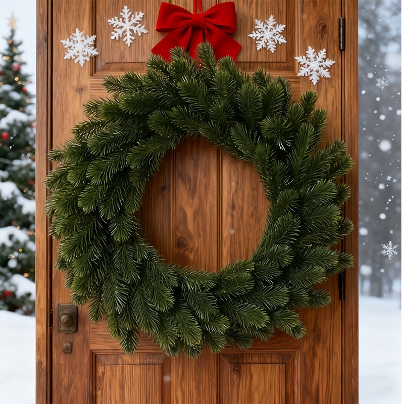 1 шт. искусственный рождествен – обзор и цена Christmas Wreath Fake