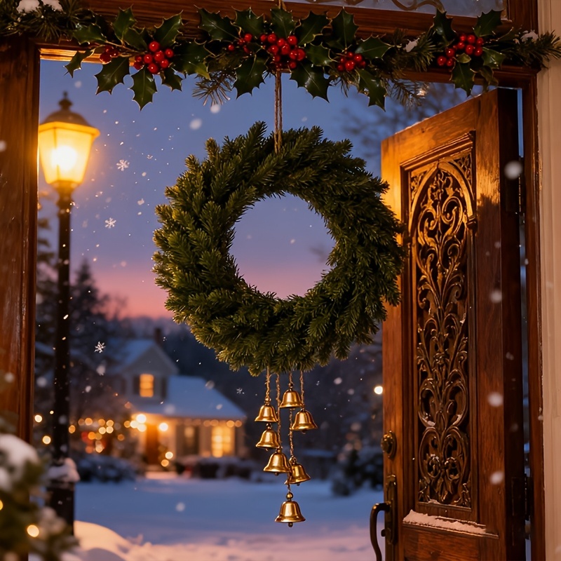 1 шт. искусственный рождествен – обзор и цена Christmas Wreath Fake
