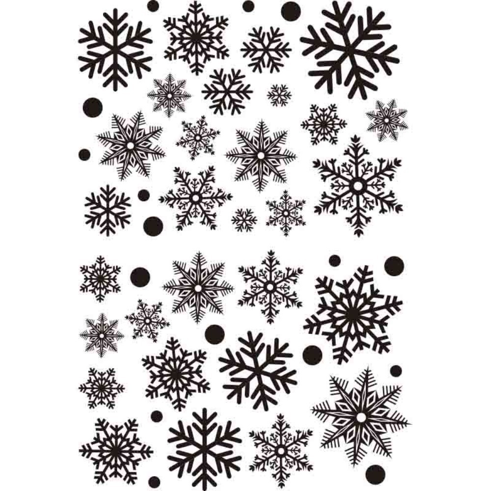 30 шт. ПВХ-наклейки «Рождестве – обзор и цена Snowflake Window Decal