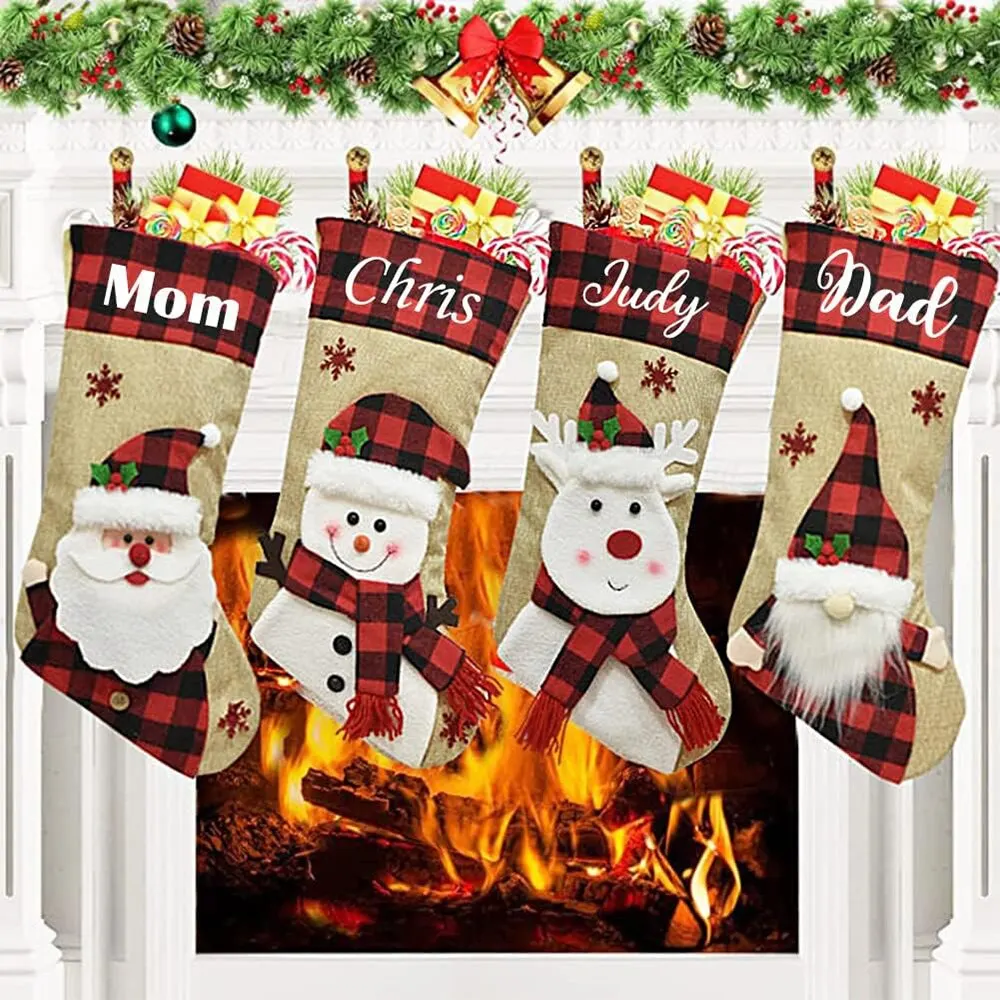 Рождественские праздничные чул – обзор и цена Christmas Stocking Hanging