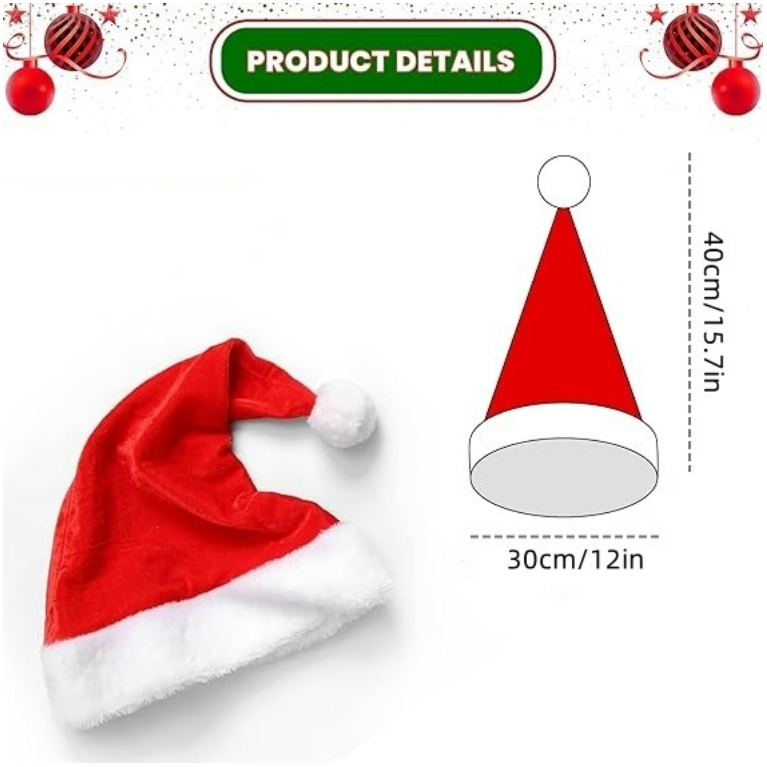 Комплект пушистых красных шапо – обзор и цена Santa Hat Plush