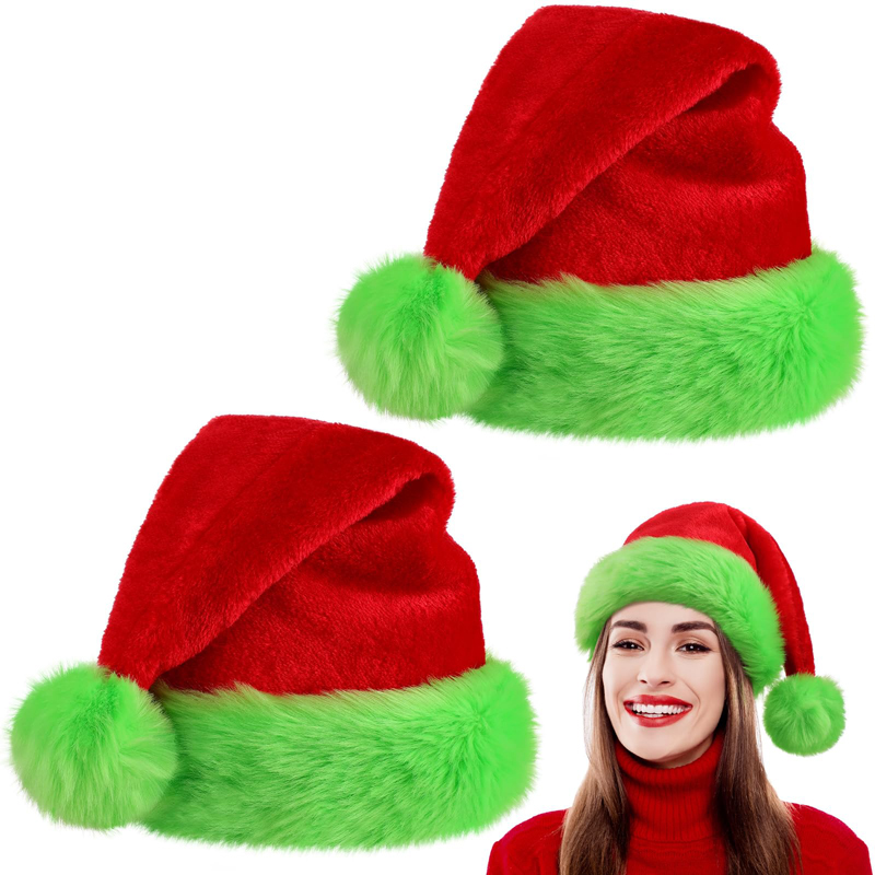 1 шт., шапка Санта-Клауса, рож – обзор и цена Santa Hat Plush