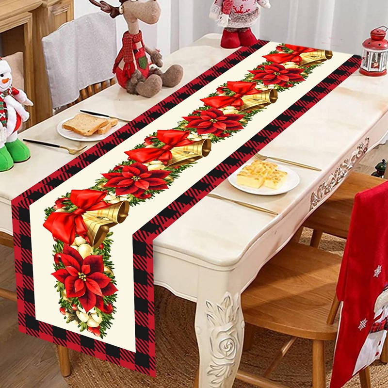 Веселая рождественская скатерт – обзор и цена Christmas Table Runner