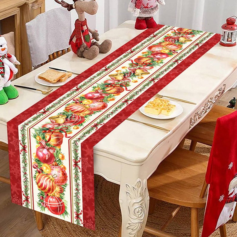 Веселая рождественская скатерт – обзор и цена Christmas Table Runner