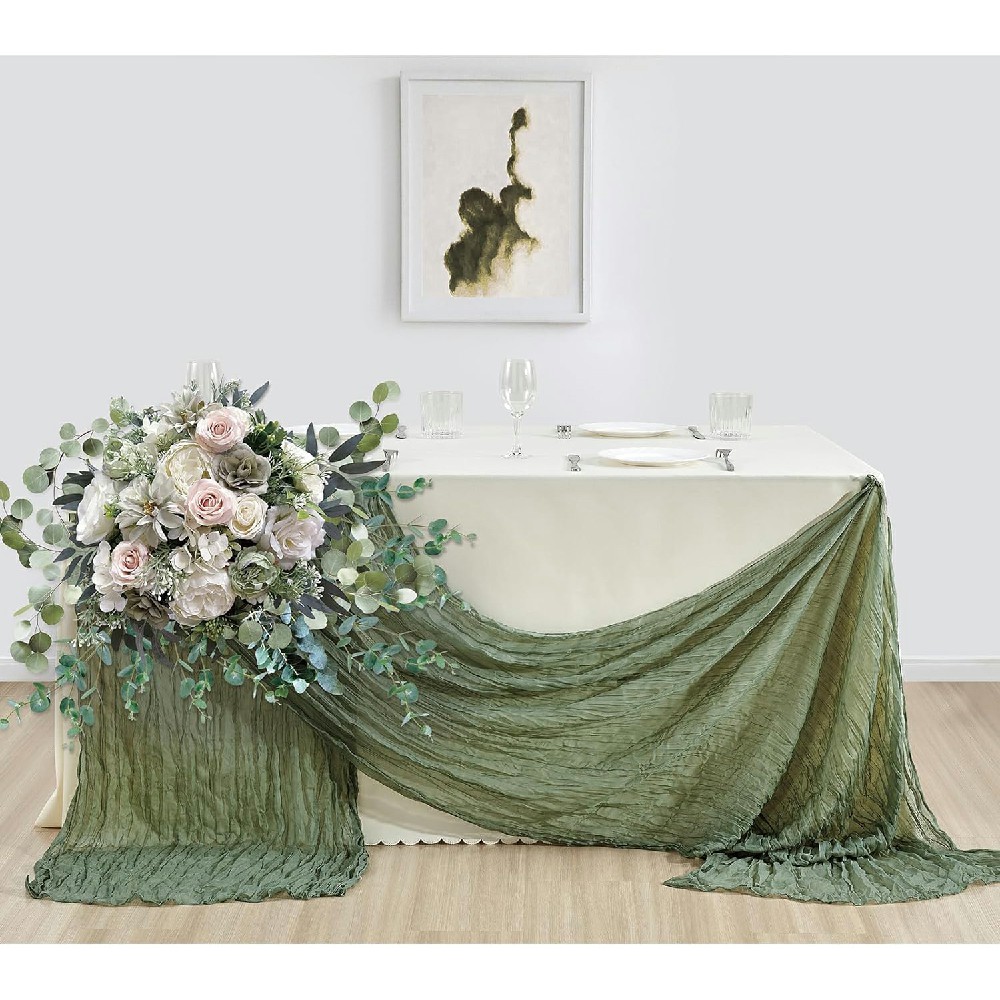 10 шт., марлевая дорожка для с – обзор и цена Christmas Table Runner