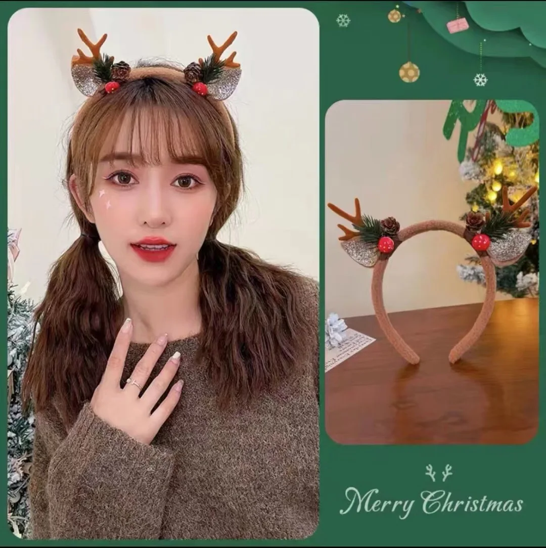 Рождественская повязка на голо – обзор и цена Reindeer Antlers Headband