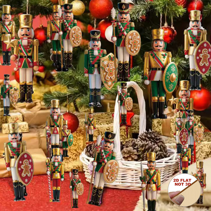 Набор из 12 деревянных 2D-фигу – обзор и цена Nutcracker Figurine
