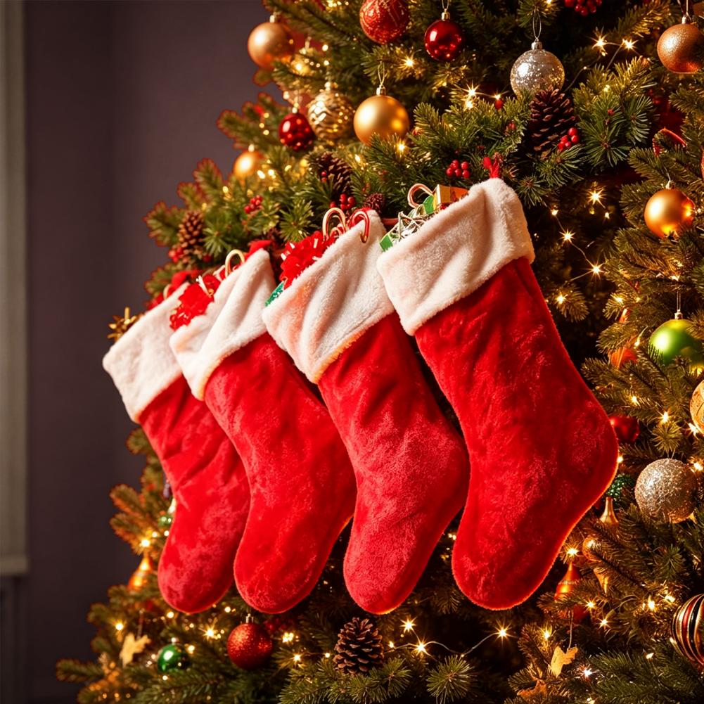 Новогодний декор для вечеринки – обзор и цена Christmas Stocking Hanging