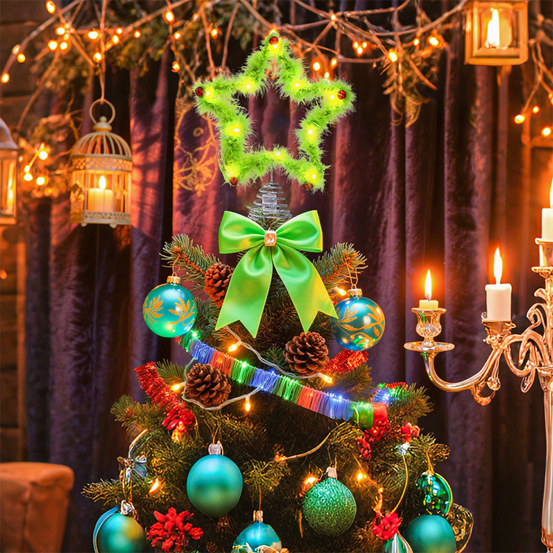 Плюшевая пятиконечная звезда,  – обзор и цена Star Tree Topper