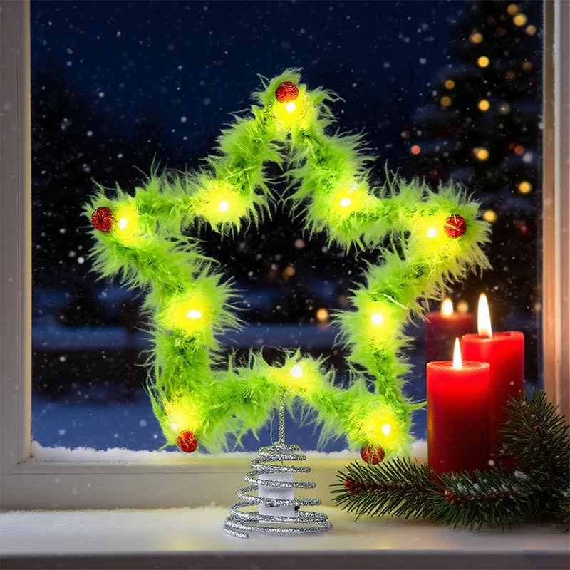 Плюшевая пятиконечная звезда,  – обзор и цена Star Tree Topper