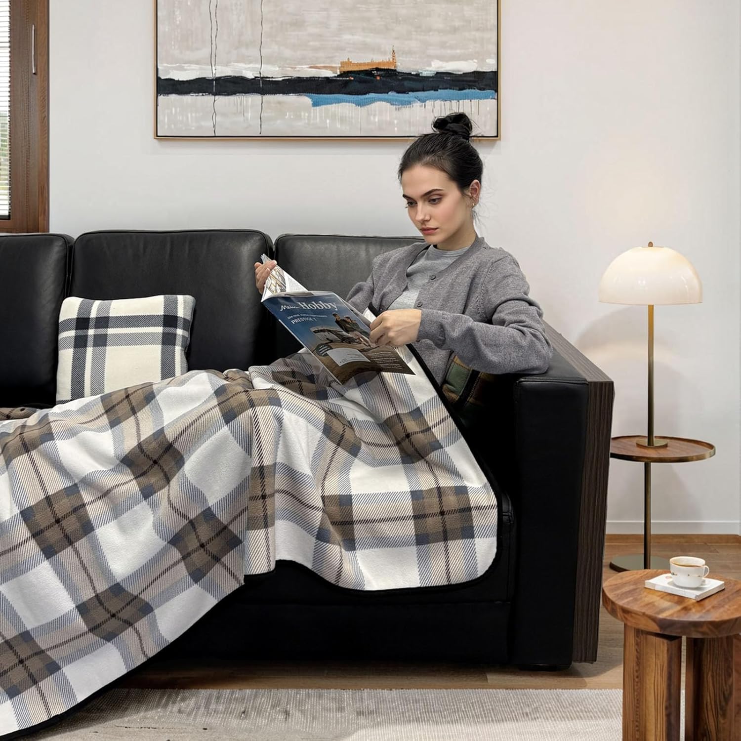 Плюшевый плед-накидка с пугови – обзор и цена Christmas Throw Blanket