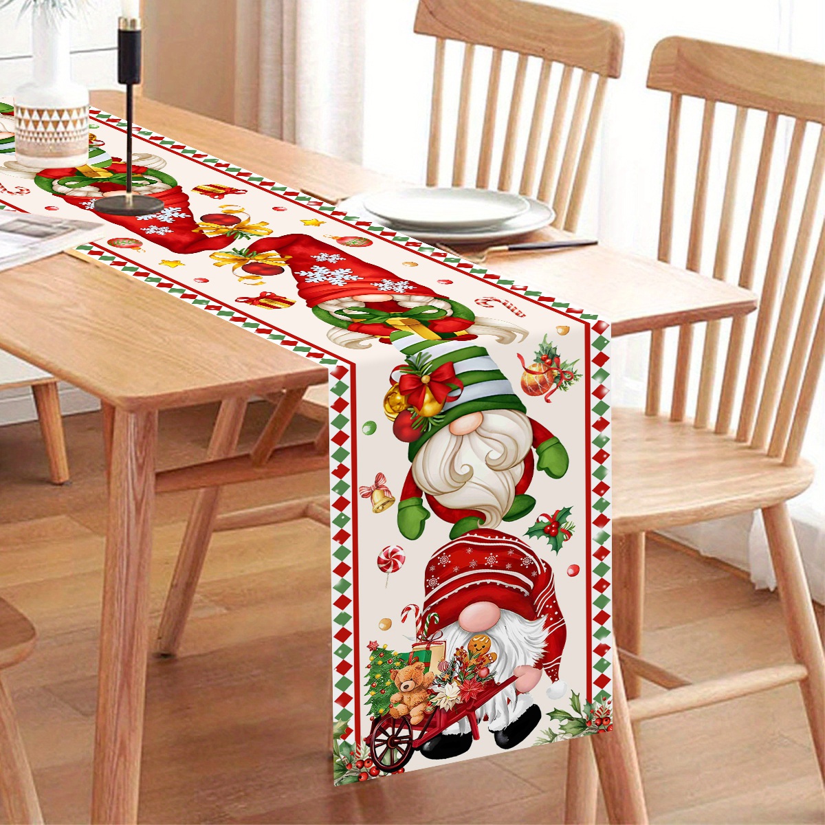 Рождественская дорожка для сто – обзор и цена Christmas Table Runner