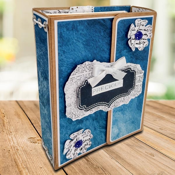 Набор штампов для обложки блок – обзор и цена Gift Box Wrap Set