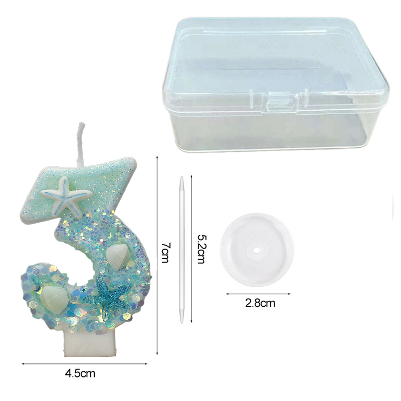 Свечи для торта серии Shell Wh – обзор и цена Holiday Candle Set