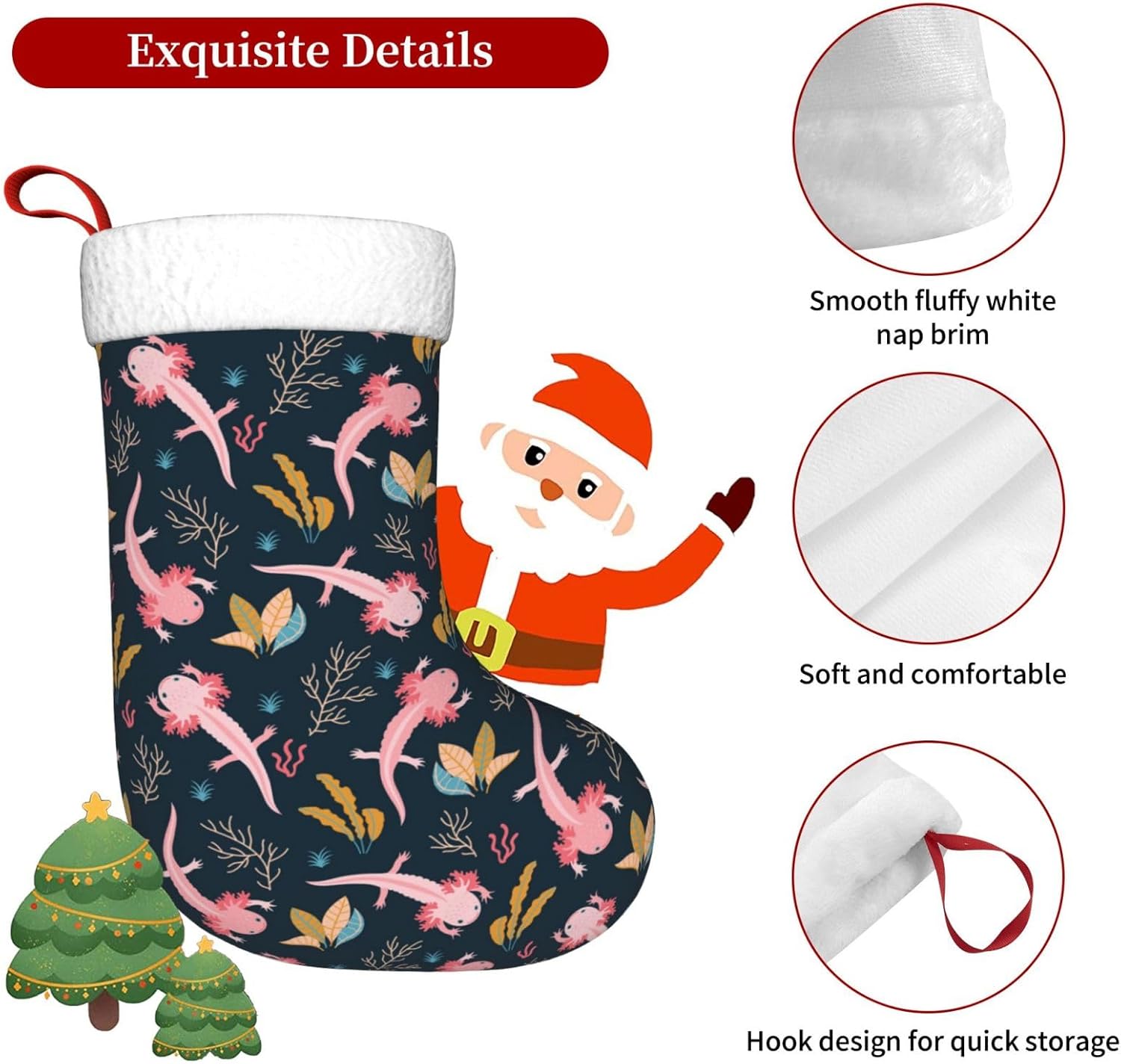 Милые рождественские чулки Акс – обзор и цена Christmas Stocking Hanging