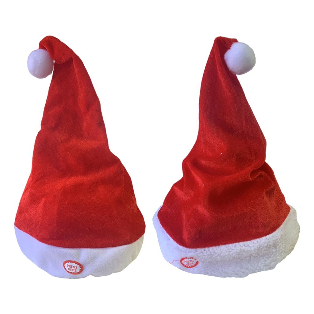 Шапка Танцующая Санта Украшени – обзор и цена Santa Hat Plush