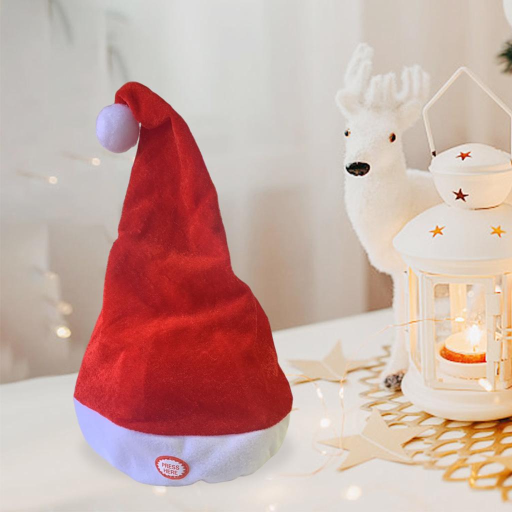 Шапка Танцующая Санта Украшени – обзор и цена Santa Hat Plush